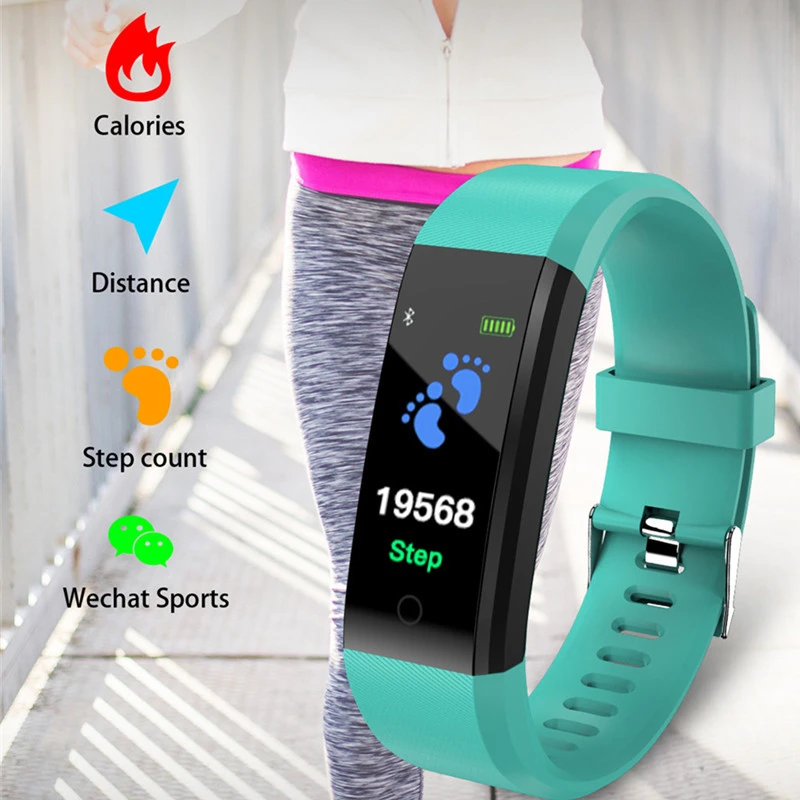

B05 Smart Watch With Heart Rate Monitor Pedometer Bracelet IP67 Waterproof Fitness Sport Smartwatch Connect IOS Android 1yw