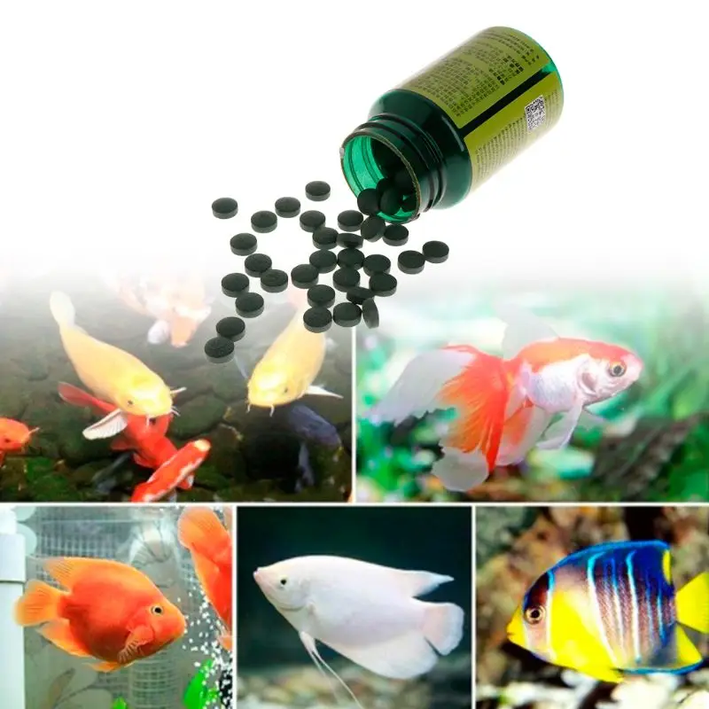 Корм для рыб аквариум тропические рыбные водоросли Спирулина таблетки протеин аминокислоты минеральные витамины поставки