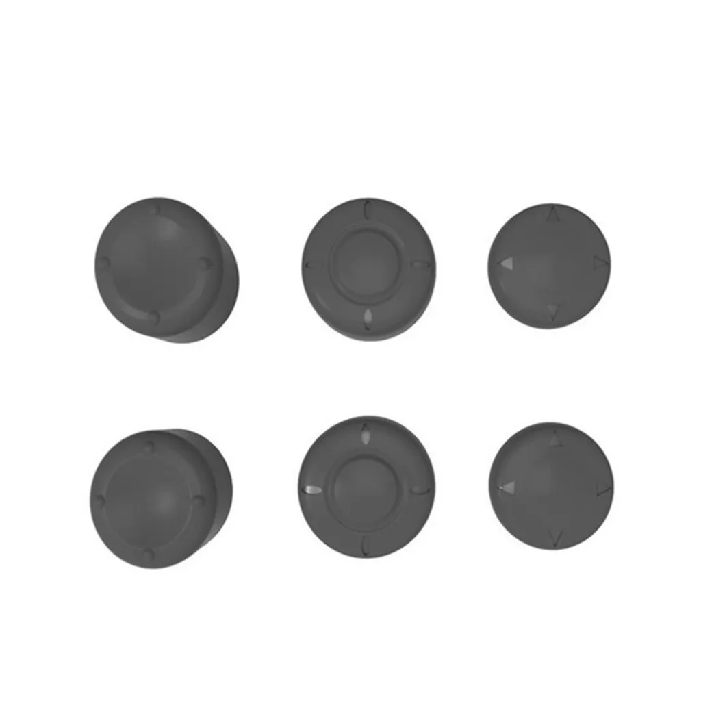 Gray 6 шт ручка рокер Защитная крышка противоскользящая силиконовая крышка для NS Switch Lite - Цвет: Gray