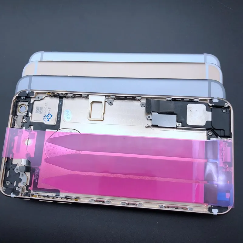 Полный корпус для iPhone 6 Plus 6 Plus задняя крышка средняя рамка Шасси в сборе Батарейная дверь задняя крышка с гибким кабелем запчасти