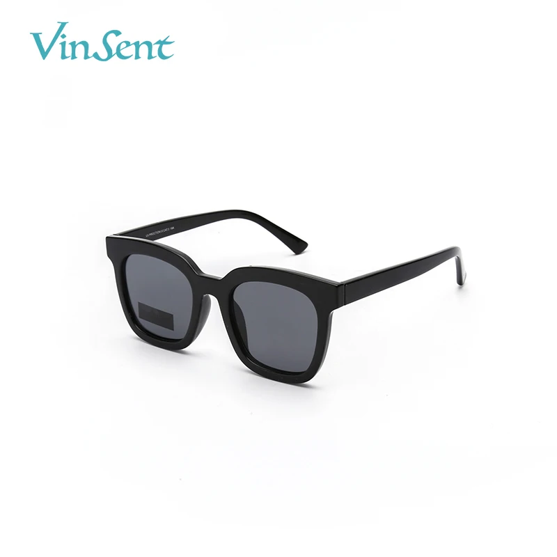 

VinSent Black Square Sunglasses Women Retro Gradient Driving Sun Glasses Shades Female Luxury Designer UV400 Men Sunglasses