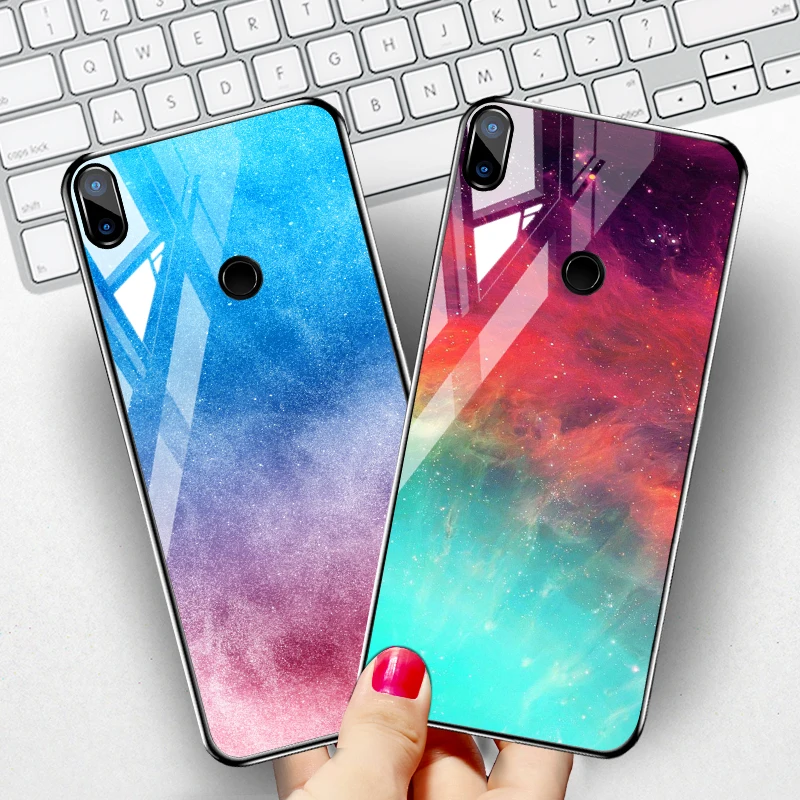 

Tempered Glass Case For Xiaomi Mi 9 A3 A1 A2 8 SE Lite Case Star Space Cover For Xiaomi Mi CC9 CC9e 5X 6X 9 Pro Phone Cases