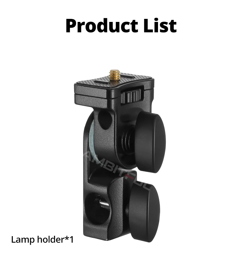 AD-E2 E Holder Bracket with 1/4" Screw On The Top to Hold AD200 AD200PRO AD300P