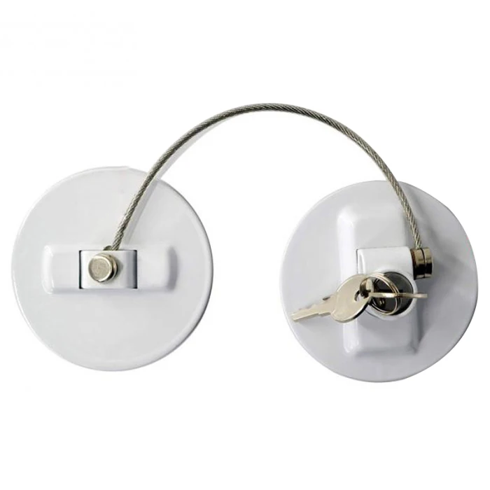 Children Safe Lock Multi Use Latches Window Refrigerator Safe Limits Lock for Drawer Door with Key KSI999