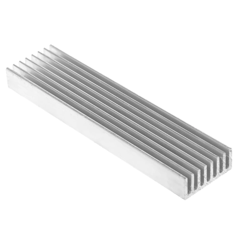 

1 PC 100*25*10mm Aluminum Heat Sink Cooler For IC Chip LED Power Transistor