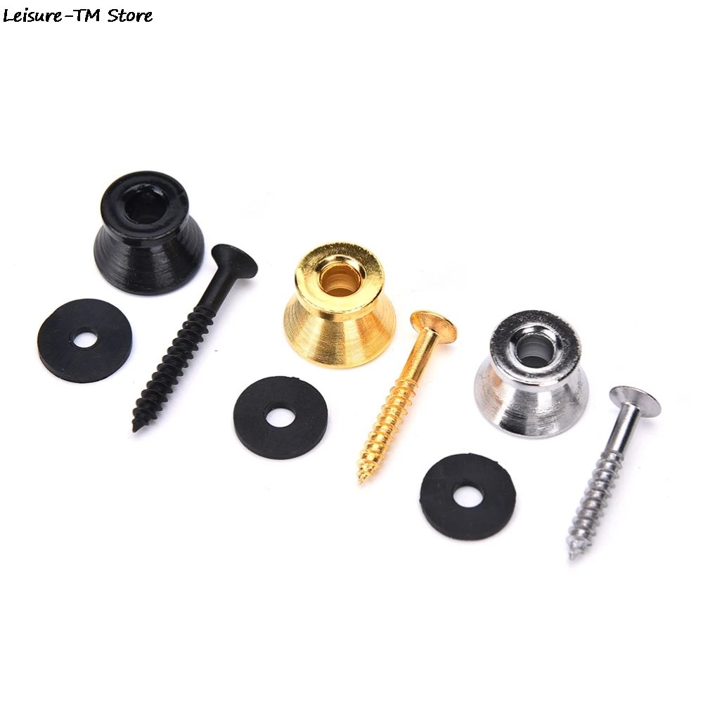 

2 Set Guitar Strap Buttons Strap Locks Straplocks For Electric Guitar Parts
