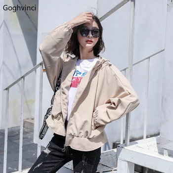 

Jackets Women Solid Trendy Elegant All-match High-quality Korean Style Loose Leisure Daily Womens Female Lovely Long Sleeve 2020