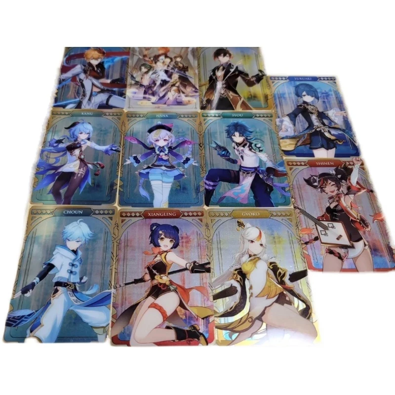 Game Genshin Impact Bandai Metal Card Collection Original Box Blind Box Diluc Klee Keqing 40 Pcs Collector's Edition Lucky Boxs Game Genshin Impact Bandai Metal Card Collection Original Box Blind Box Diluc Klee Keqing 40 Pcs Collector's Edition Lucky Boxs