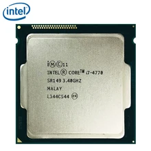 Четырехъядерный процессор Intel Core i7-4770 i7 4770 3,4 ГГц 8M 84W LGA 1150 протестированный рабочий