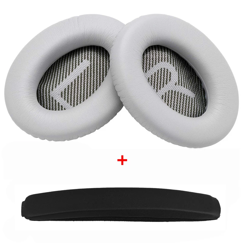 Replacement Ear pads Cushion Earmuffs Earpads with Headband For BOS QC35 for QuietComfort 35 & 35 ii Headphones