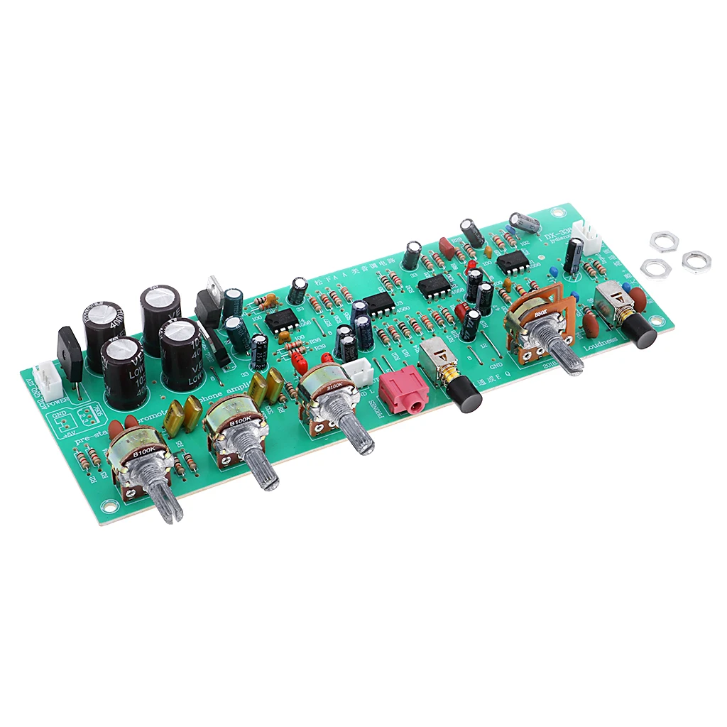 DX338A Предварительный усилитель HIFI комплект тоновой платы регулятор громкости 12 В