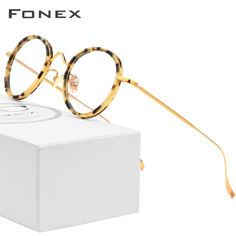 

B Pure Titanium Glasses Frame Men Women 2018 New Vintage Round Ultralight Eyeglasses Prescription Myopia Optical Frames Eyewear