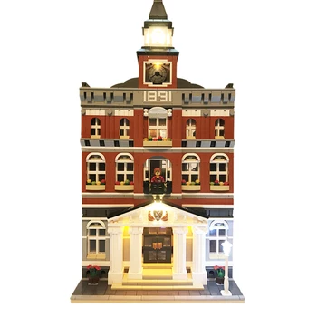 

MODIKER DIY Small Particle Building Block USB Luminous LED Lighting Kit for City Hall 10224 LED Included Only