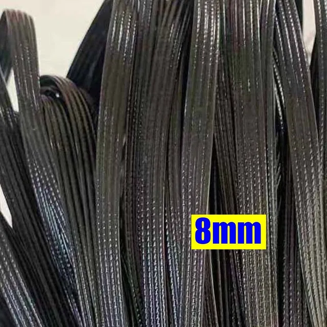 82 Types 10 Meters PE Flat Round Synthetic Rattan Material DIY Weaving Rope Knit Repair Furniture Bed Sofa Chair Table Basket 30