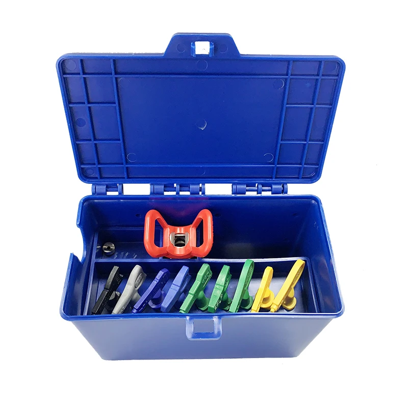 

HYVST Tool Box for Airless Paint Sprayer Painting Machine Blue Black Color Multifunctional Storage Box