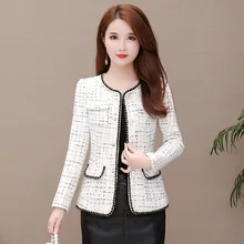 Модная короткая женская куртка весна и осень стиль корейский стиль приталенный Повседневный Универсальный изящный короткий топ