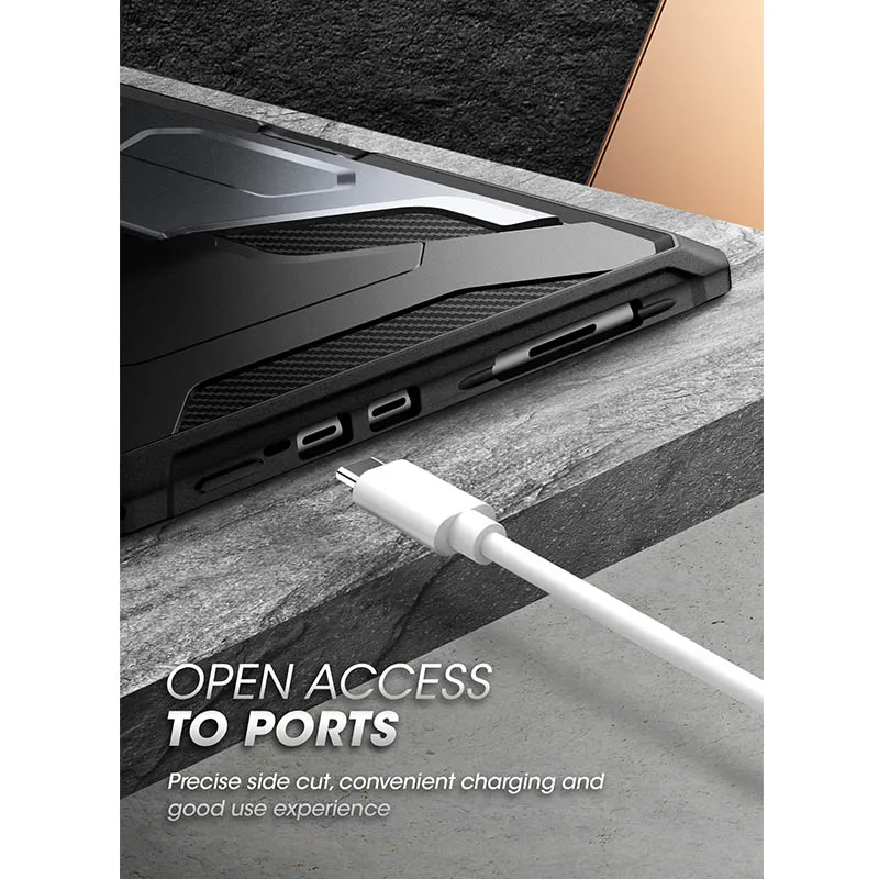 para Microsoft Surface Pro Case 2023 Supcase Robusto Case Protetor com Embutido Kickstand Compatível com tipo Teclado Capa - Imagem 4