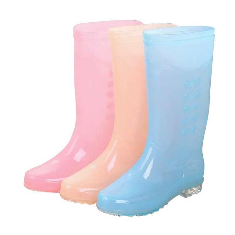 Купить женские высокие туфли с защитой от дождя нескользящие утолщенные