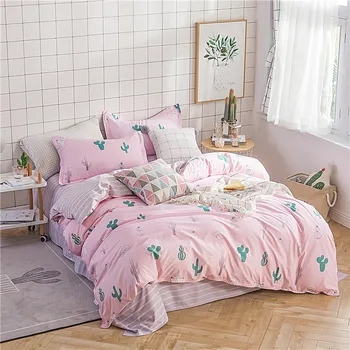 

Cactus Printing Bedding Set 2pcs/3pcs Soft Duvet Cover Set 1 Quilt Cover+1/2 Pillowcases(no Sheet) Twin Full Queen King