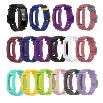 

For Fitbit ace2 series two-color Soft silicone wristband strap sports watch waterproof Bracelet replacement optional Sport Band