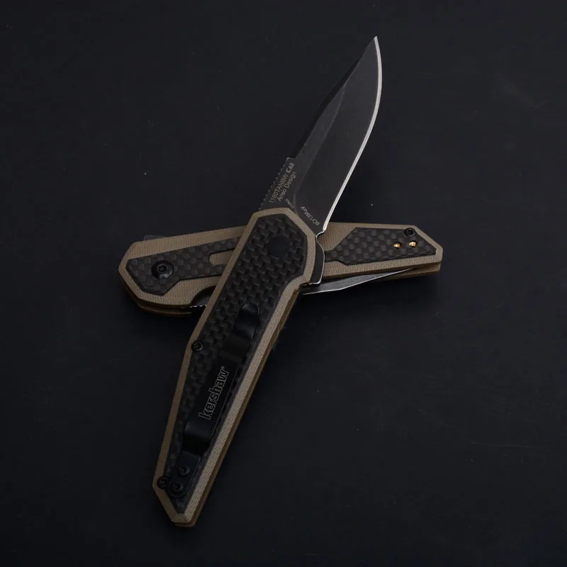 Kershaw 1160 складной карманный нож 8cr13mov лезвие стальной лист+ ручка из углеродного волокна наружные походные карманные Фруктовые Ножи EDC инструменты