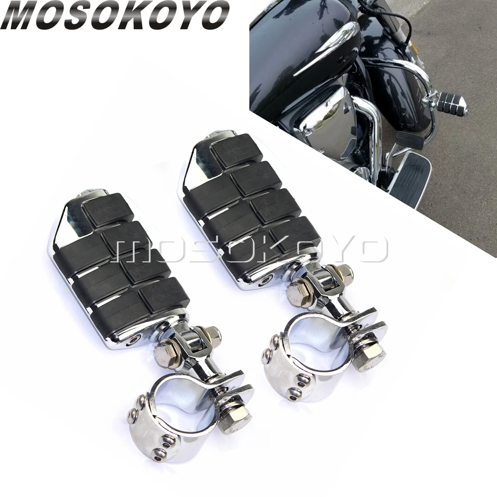 Подножки мотоциклетные 2 шт. подножки 1-1/2 дюйма 1-1/4 и 1-1/8 зажимное крепление для