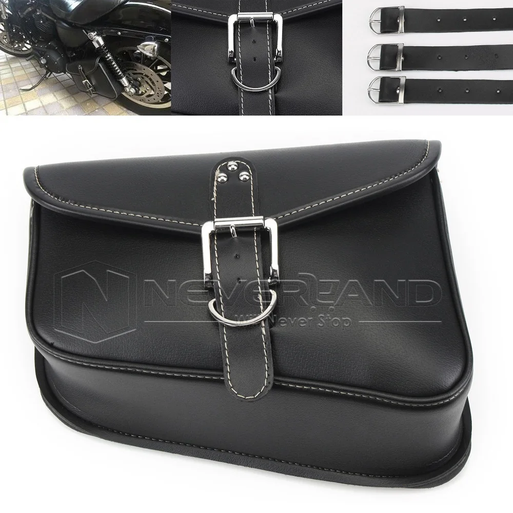 

Left Right Saddle Bag Side Motorcycle Protector Bag tools For Harley 883 1200