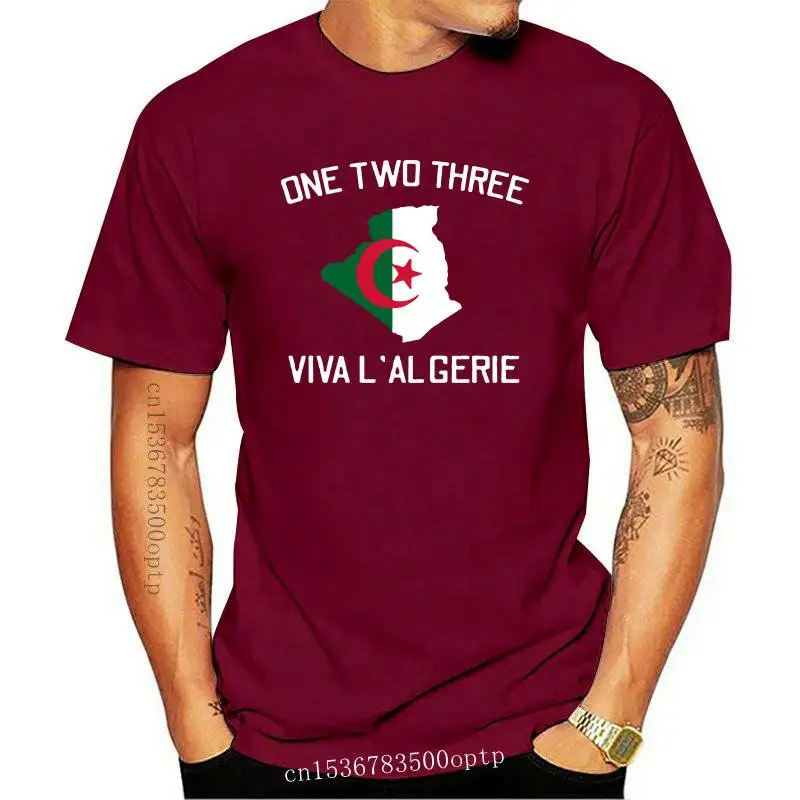 Футболка One Two Three Viva Алжир! | Мужская одежда