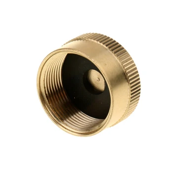 

Camping Solid Brass Cap 1 LB Propane Bottle Cap Small Gas Tank Cylinder Cap