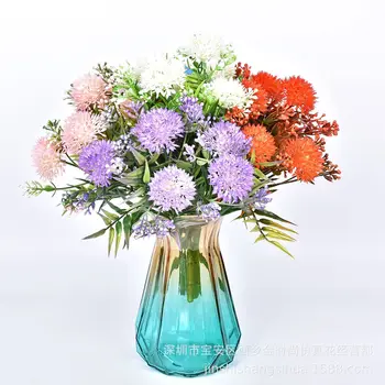 

Plastic Imitation Flowers Ball Flower Dandelion Flower Wedding Boquet Holder Wedding Imitation Flowers Studio Photographic Prop