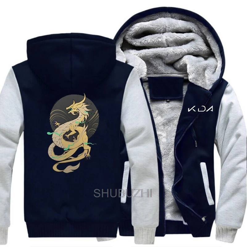 Мужская утепленная толстовка с капюшоном для игры KDA K/DA Akali Mask, куртка на молнии с принтом, толстовки, пальто унисекс для взрослых, Повседневная теплая флисовая куртка с капюшоном - Цвет: same as picture