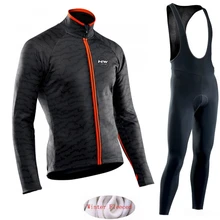 Northwave термальная ФЛИСОВАЯ ФУТБОЛКА для велоспорта с длинным рукавом, набор мужской спортивной одежды для велоспорта, зимняя одежда для велоспорта