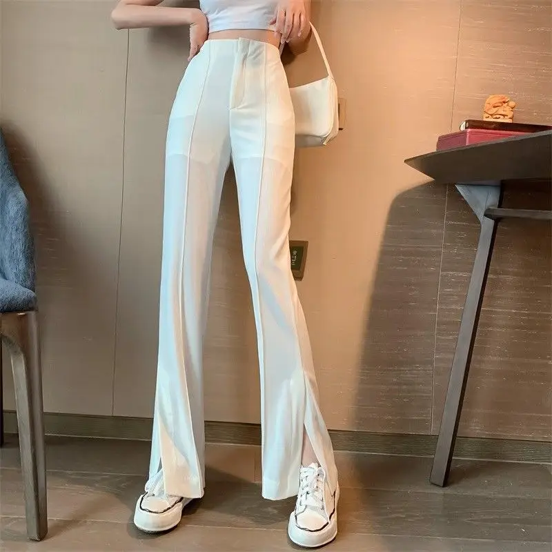 Lady Fashion Casual Split Bell Bottom 