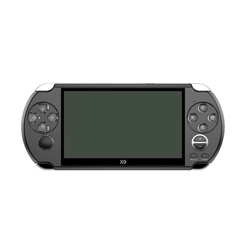 LCD Display Camera Music Gift Rechargeable 5.1 Inch Game Console Handheld Player Kids Movies Video