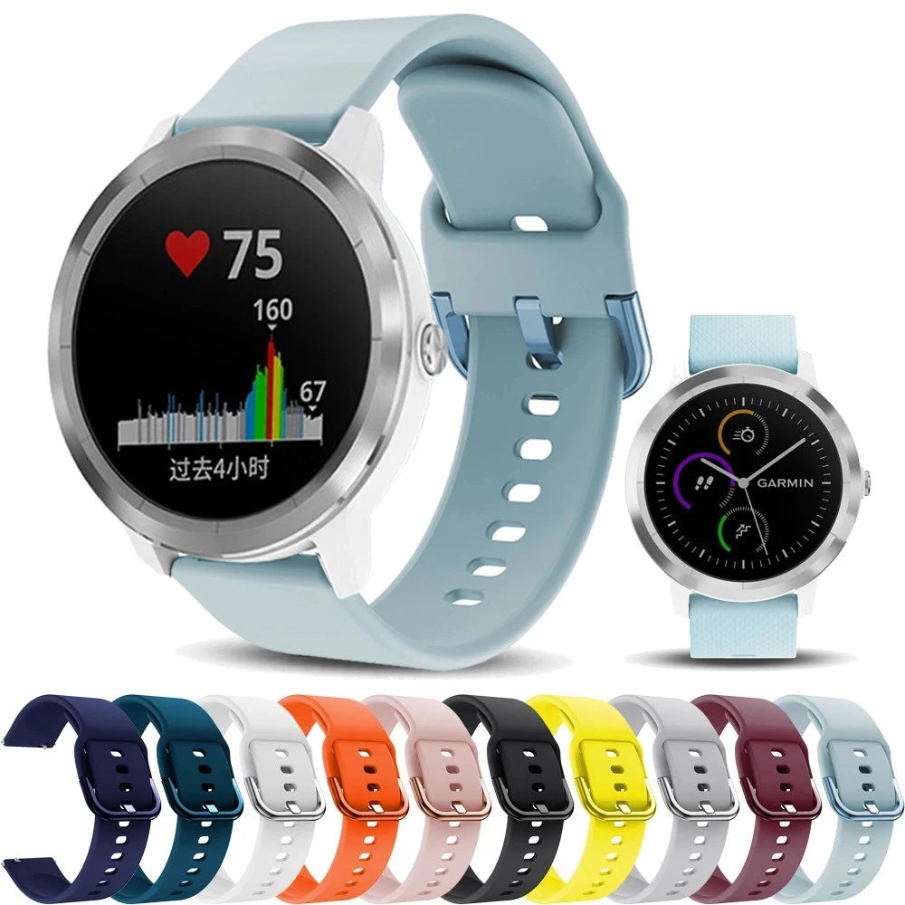 

20 22mm Band For Garmin Vivoactive 4 3 venu Nylon Sport Smart Watch Bracelet For Approach S40 S60 Breathable Wrist Strap