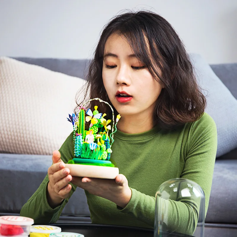 

Robotime robotime Clay Jigsaw Puzzle Hand-made Small Night Lamp Plasticene Creative Gifts