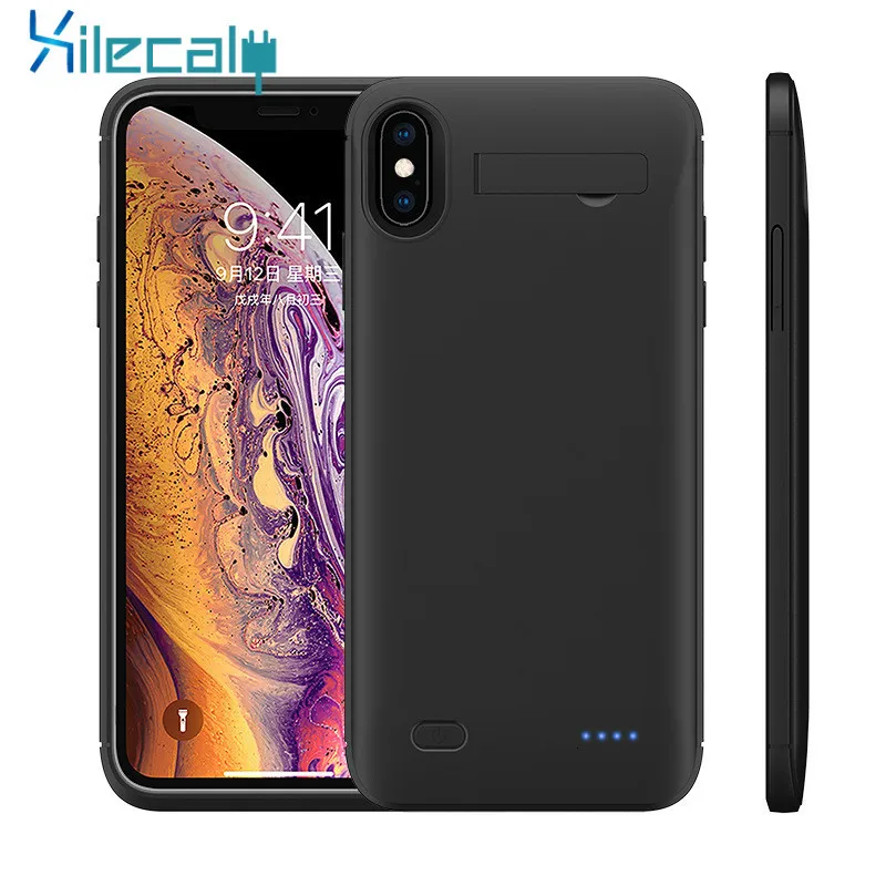 Battery Charger Case For iPhone XS MAX XR XS X Battery Case Power Bank Charging Cover For iPhone 8 7 Plus 6 6S Plus Charger