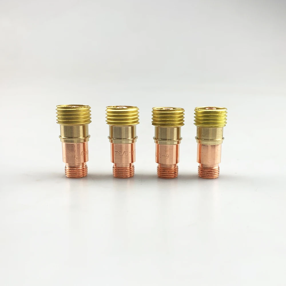 TIG 17GL Collet Body Stubby Gas Lens lenz Connector With Mesh For PTA DB SR WP-17/18/26 Torch Welding Accessories gas torch welding torch