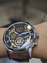 Reloj deportivo de lujo para hombre, cronógrafo de cuarzo, de acero inoxidable, marca superior, a la moda, resistente al agua, nuevo, 2021