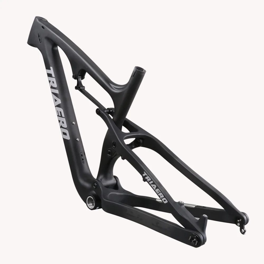 Hot sale Snow bicycle frame carbon fat bike frame suspension with travel 120mm