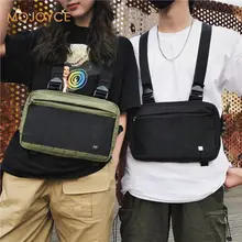 Мужская нагрудная сумка в стиле хип-хоп, уличная функциональная нагрудная сумка, сумка через плечо, Женская Мужская Уличная сумка для альпинизма, нагрудная сумка