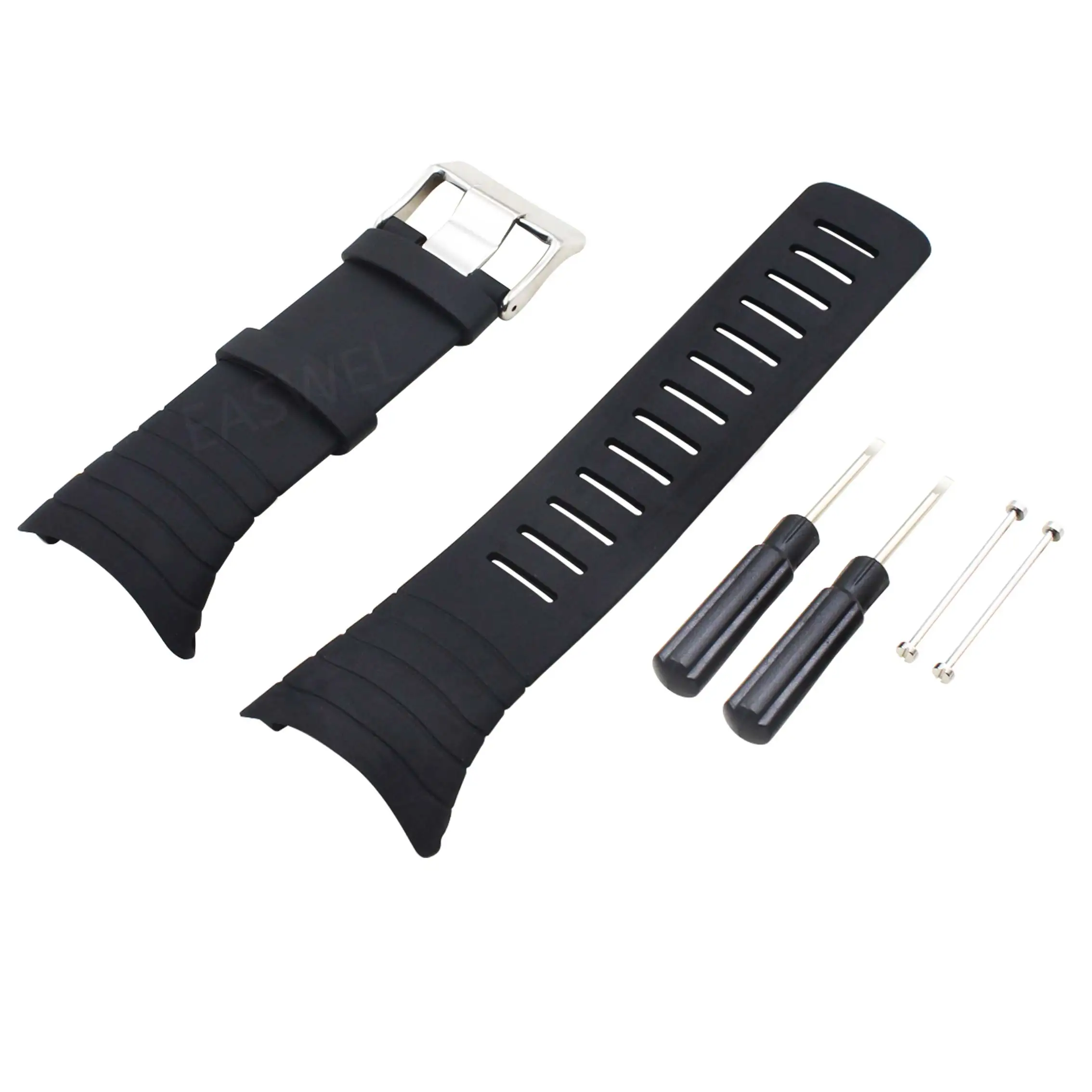 Резиновый ремешок для часов SUUNTO T1 T3 T3C T3D T4C T4D Смарт-часы черный St S4J8