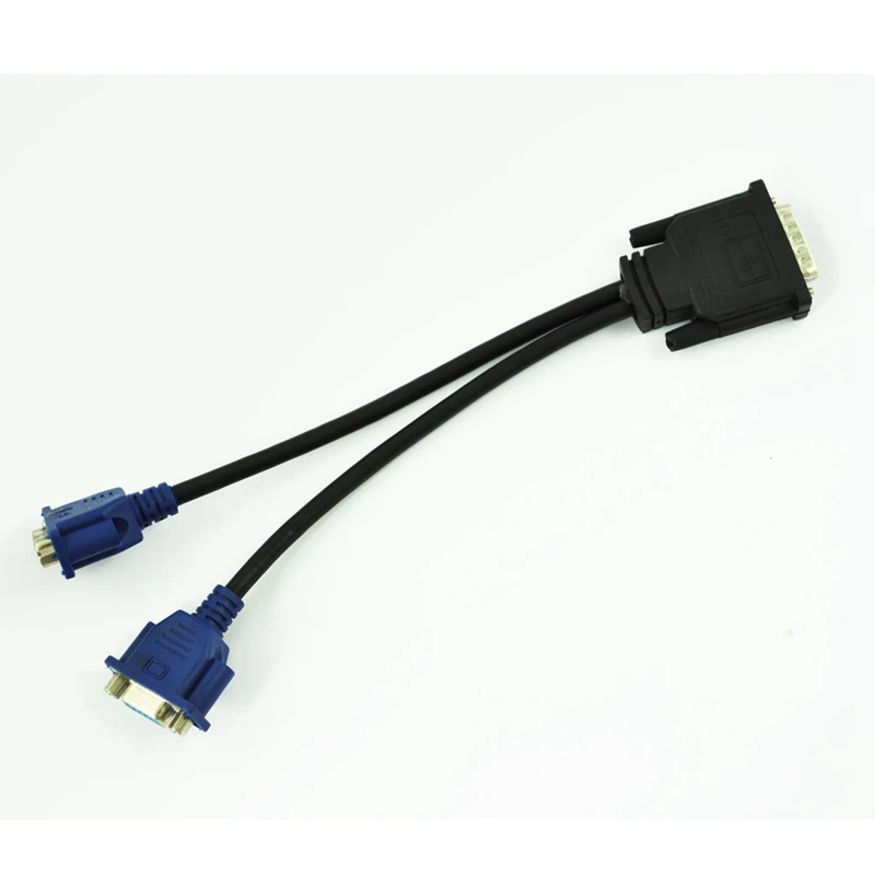 DMS-59 Pin to 2 Dual VGA 15 Pin Female Splitter Кабель-адаптер