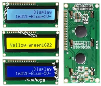 

16PIN Character LCD1602A Display Screen SPLC780 Controller 3.3V 5V White/Yellow Green/Blue Backlight