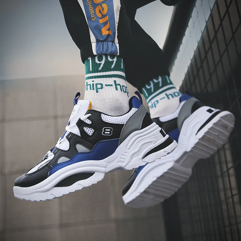 

Sporty Shoes 2019 Spring New Style Breathable Street Casual Shoes Korean-style Trend Versatile MEN'S SHOES