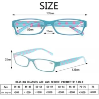 Turezing  2022 Fashion Print Flower Frame Reading Glasses For Women with Spring Hinge Men  HD Presbyopia Reader Optical Eyeglass 2