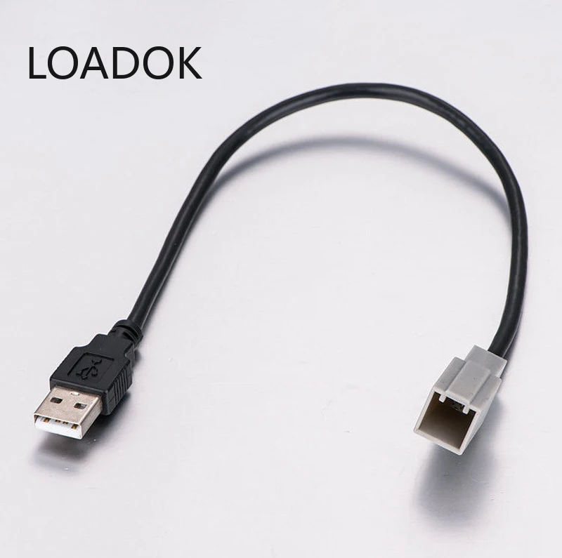 Автомобильный USB-Usb кабель адаптер для Toyota Camry Reiz COROLLA RAV4 Mazda USB Corriente | Автомобили и