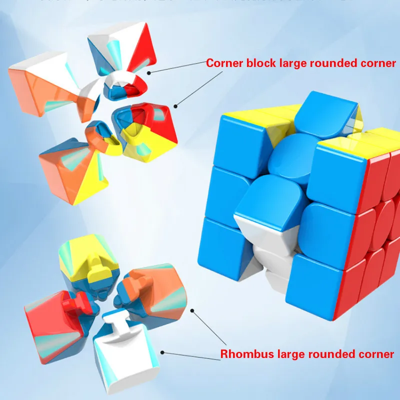 MOYU Meilong Magic Professional 3x3x3 волшебный куб головоломка на скорость 3x3 куб Развивающие игрушки Подарки cubo magico