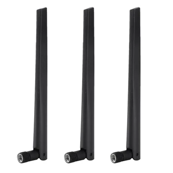 

Hot 3C-10PCS New Metal WiFi Antenna Of RP-SMA Interface with 5DBi 2.4G/5G Dual-Band Wireless Wifi Antenna for ASUS RT-AC68U