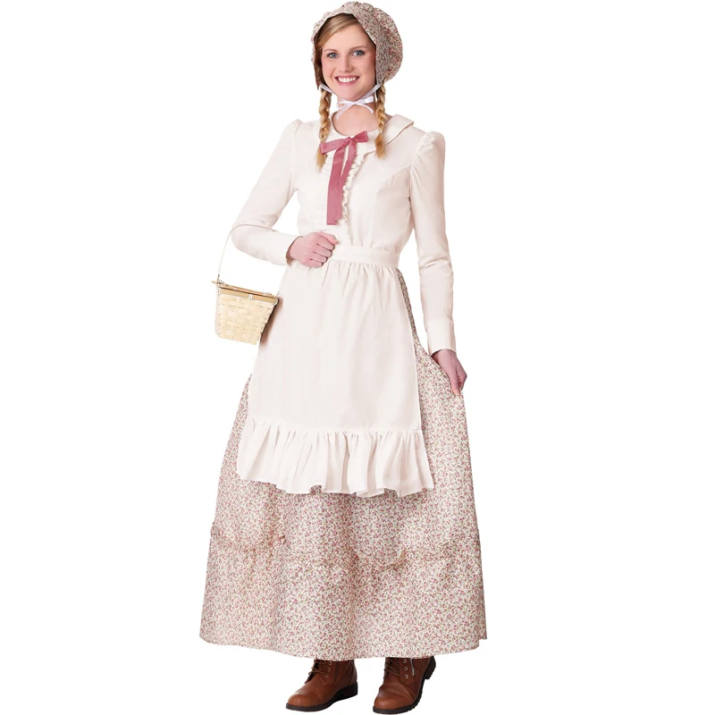 Costume de Petite Maison sur le Luc pour Femme, Robe de Soirée de